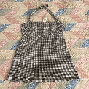 Abercrombie gingham Halter Dress